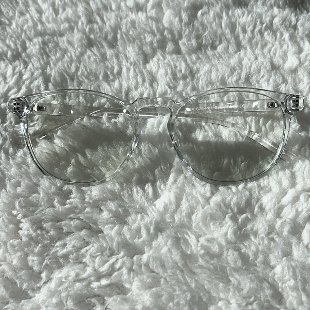 Clear Round Blue Light Glasses